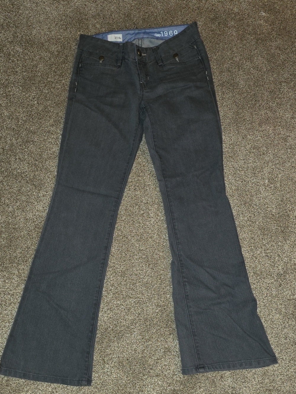 2012 GAP Women's Dark Grey Boot Cut Jeans